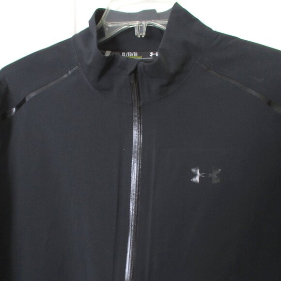 Under Armour Mens L/S Black GORE-TEX PACLIGHT Full Zip Rain Jacket NWOT- Size XL - Picture 1 of 4